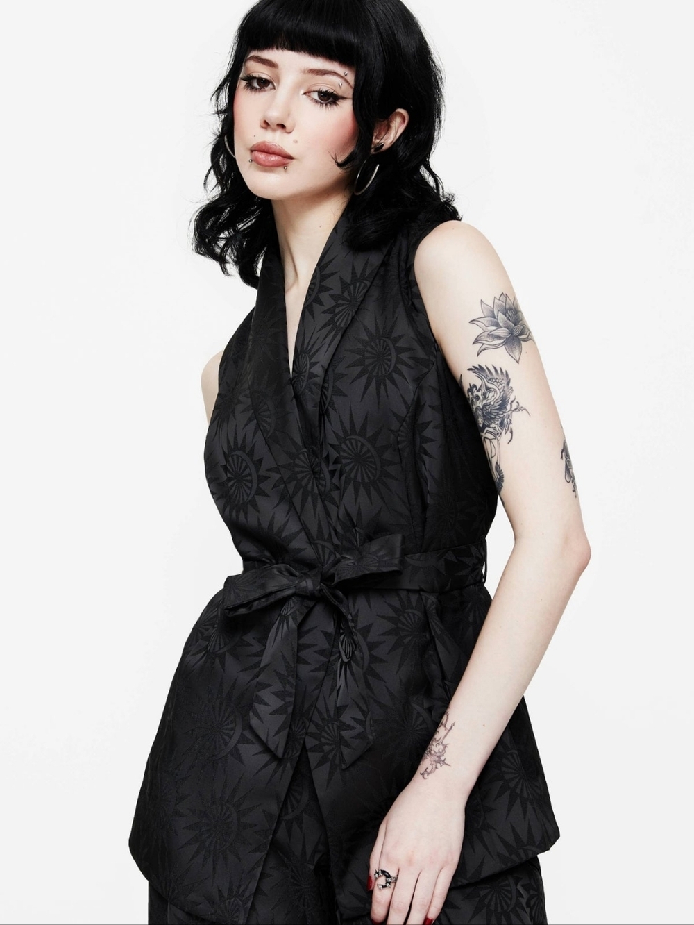 Semine Celestial Disturbia Wide-Leg Pantsuit Set - Picture 2 of 9